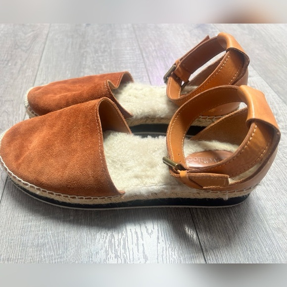 See by Chloe Brown Suede Glyn
Espadrille Ankle Strap Sandals Size 11 $300 - Picture 8 of 8